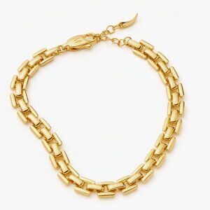 Missoma Timepiece Link Chain Bracelet 18k Gold Plate Original price $181